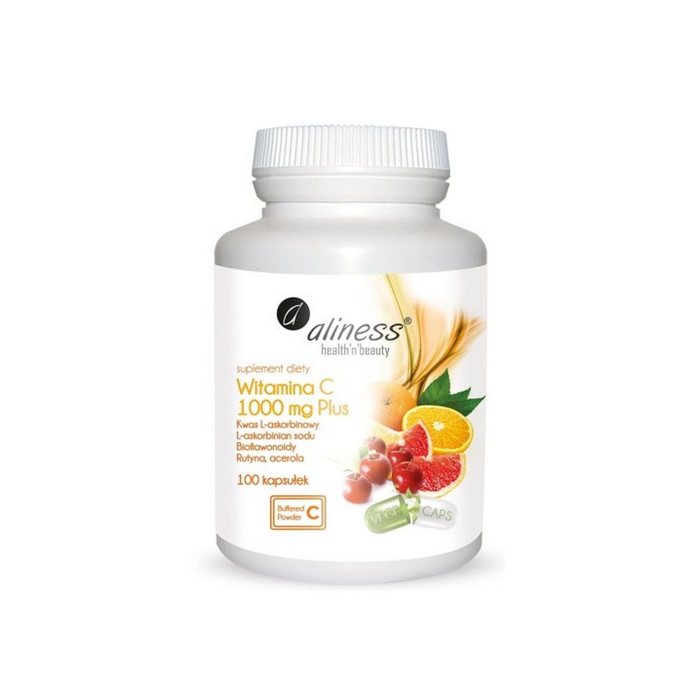 Aliness Witamina C 1000 mg Plus x 100 kaps VEGE