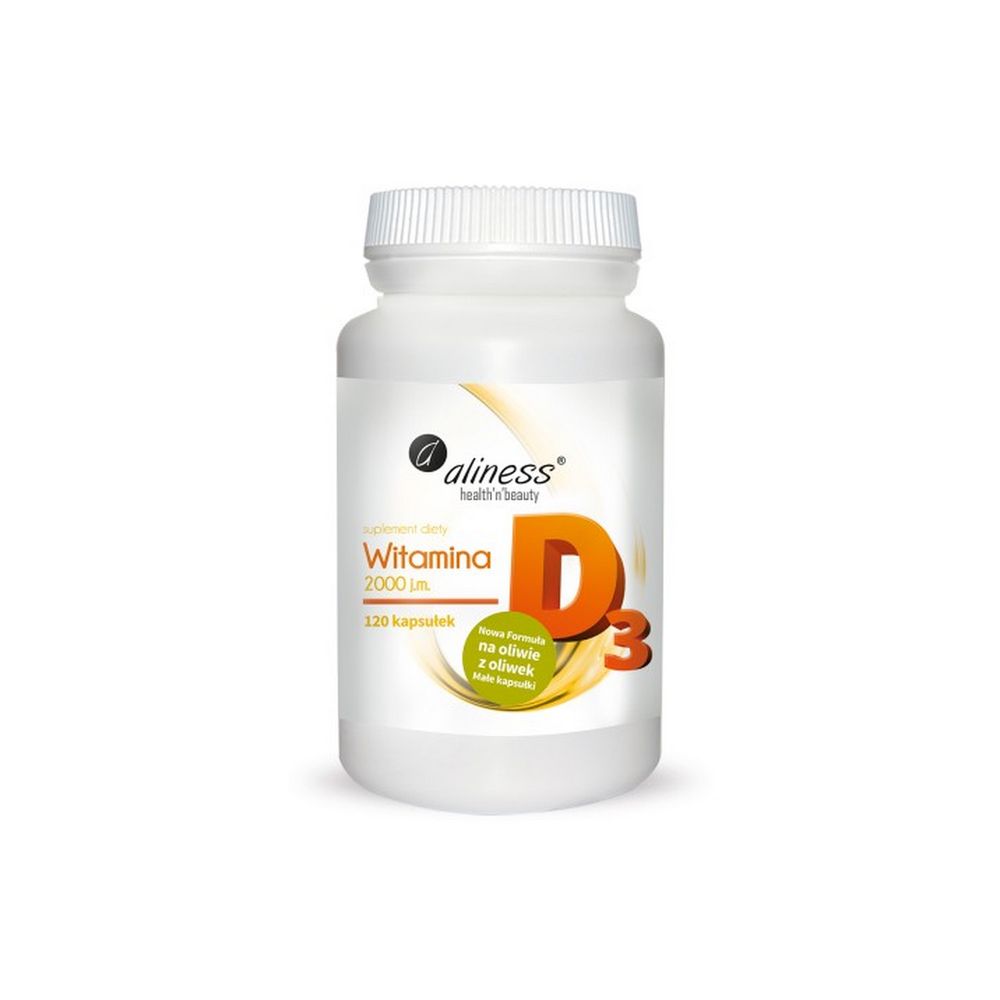 Aliness Witamina D3 2000 j.m. 120 kaps.