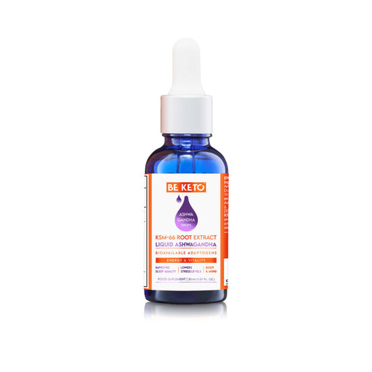 Ashwagandha KSM-66 w Kroplach – 30ml BeKeto