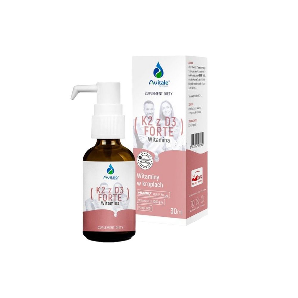 Avitale, K2 z D3 FORTE x 30 ml