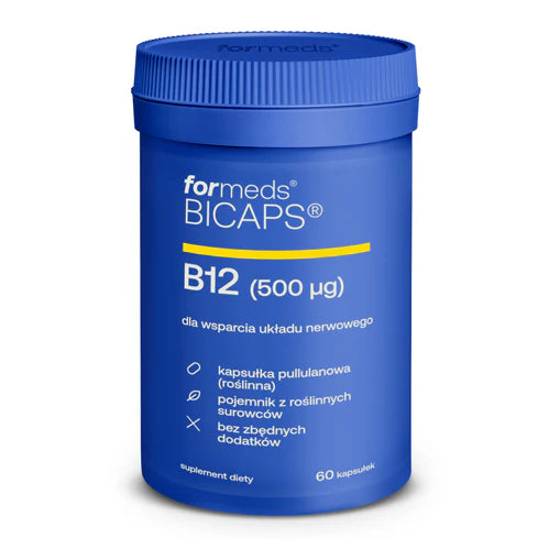 BICAPS Witamina B12 metylokobalamina 60 kapsułek