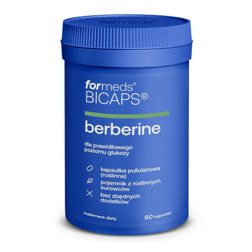 BICAPS berberine berberyna 60 kapsułek