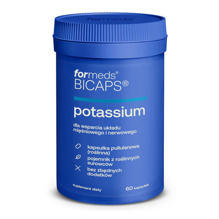 BICAPS potassium cytrynian potasu 60 kapsułek