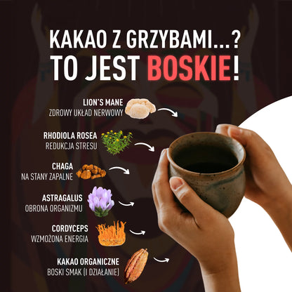 BOSKIE KAKAO Z GRZYBAMI By Herbs