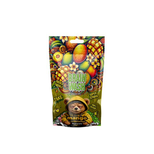 Żelki  Brain Wash Mango 100g + L-Teanina