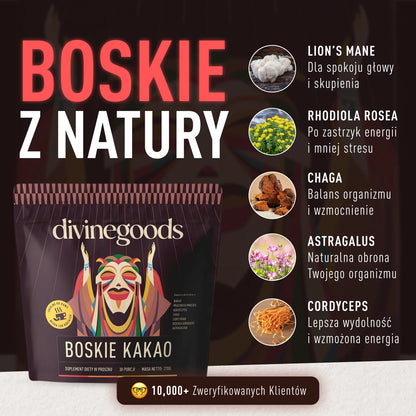 BOSKIE KAKAO Z GRZYBAMI By Herbs