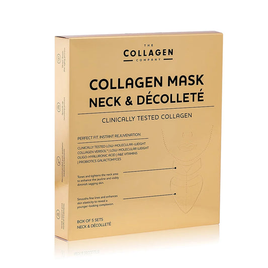 Maski Kolagenowe na Szyję i Dekolt – 5 Par The Collagen Company