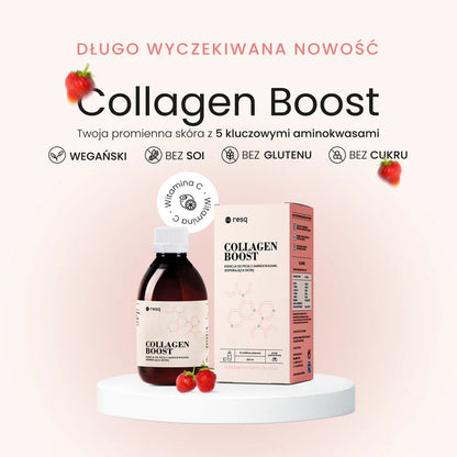 RESQ LAB Collagen Boost ESENCJA Z AMINOKWASAMI WSPIERAJĄCA SKÓRĘ 250 ML