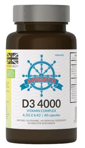 Cztery Pory Roku. Witamina D3 4000 Complex, 60 kapsułek, Navigator