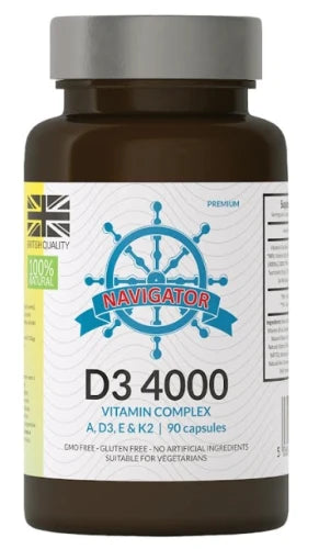 Cztery Pory Roku. Witamina D3 4000 Complex, 90 kapsułek, Navigator
