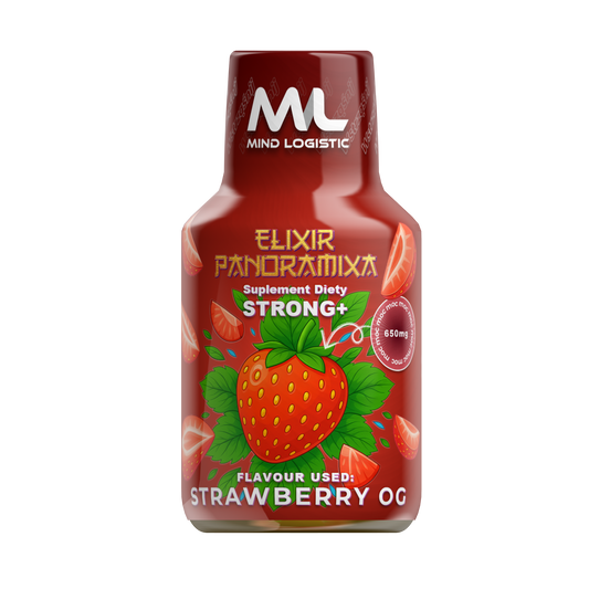ELIXIR PANORAMIXA STRONG+ - Strawberry OG 100ml 650mg