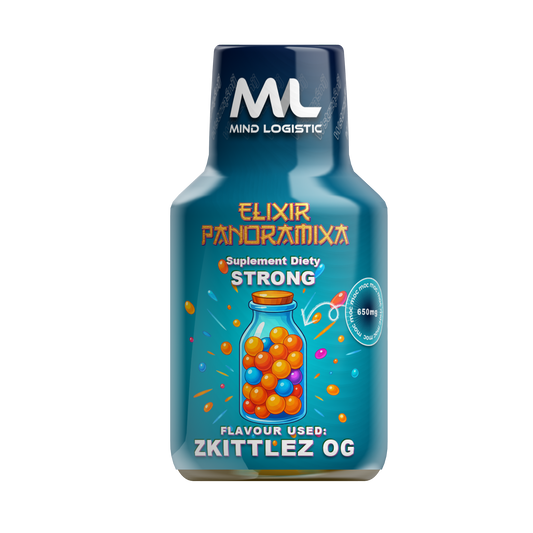 ELIXIR PANORAMIXA STRONG+ - Zkittlez 100ml 650mg