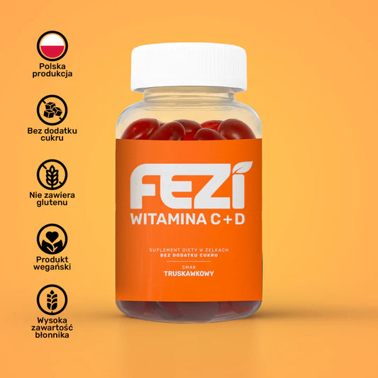 FEZI Witamina C+D w żelkach bez cukru
