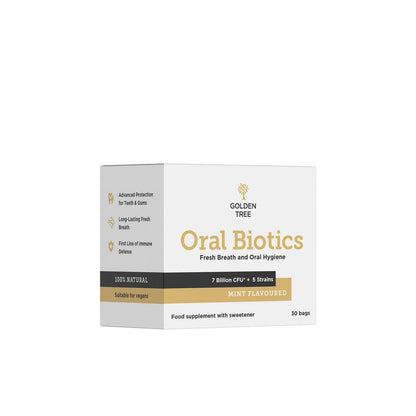 Golden Tree Oral Biotics Kompleks dla higieny jamy ustnej 30 saszetek