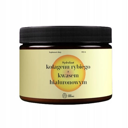 Jemy Zdrowo Hydrolizat kolagenu rybiego z kwasem hialuronowym i witaminą C (smak mango)