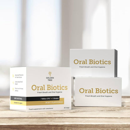 Golden Tree Oral Biotics Kompleks dla higieny jamy ustnej 30 saszetek