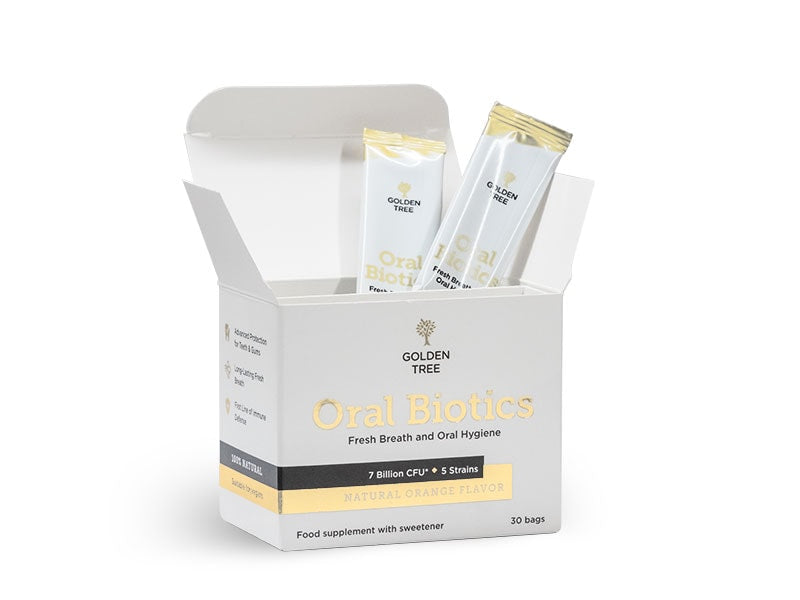 Golden Tree Oral Biotics Kompleks dla higieny jamy ustnej 30 saszetek
