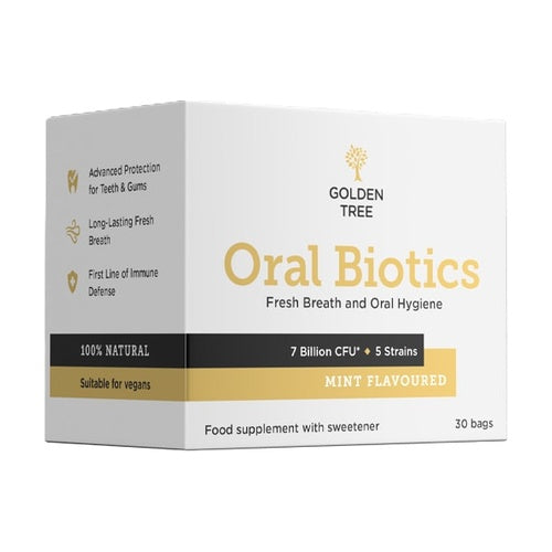 Golden Tree Oral Biotics Kompleks dla higieny jamy ustnej 30 saszetek