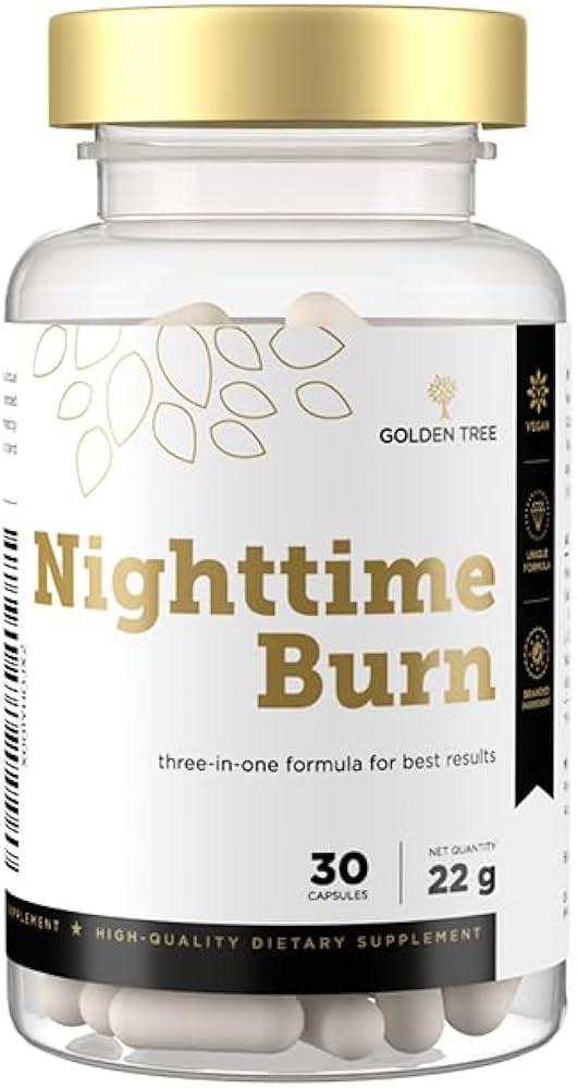 Golden Tree Nighttime Burn Termogenik bez kofeiny 30 kaps SZYBKA WYSYŁKA