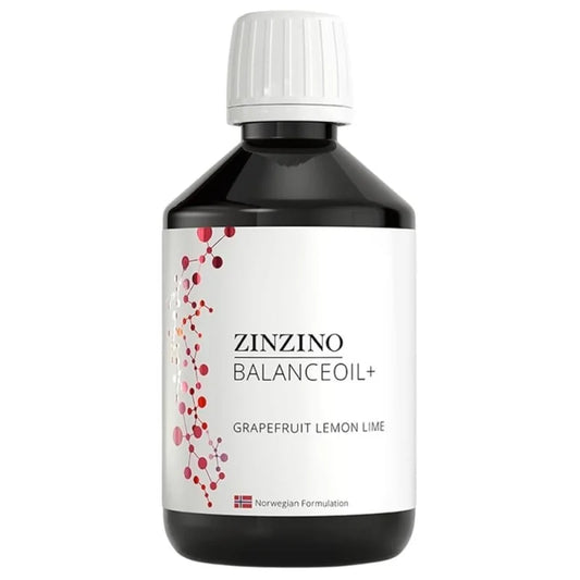 ZINZINO BalanceOil+ o smaku grejpfrutowo cytrynowo limonkowy - 300 ml