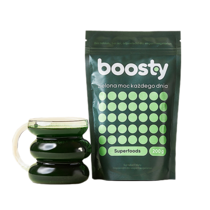 BOOSTY Zielona Moc Mieszanka Superfoods proszek 200 g