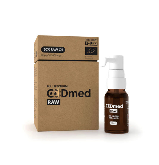CbdMed Olejek konopny CBD RAW 30% (3000mg), 10ml