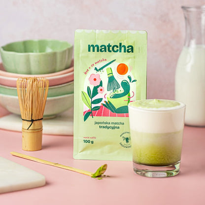 Matcha tradycyjna 100 gramów Pasieka Sadowskich Moya