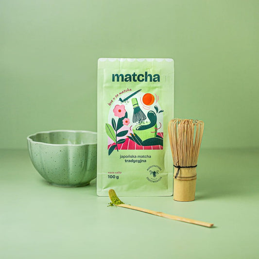 Matcha tradycyjna 100 gramów Pasieka Sadowskich Moya