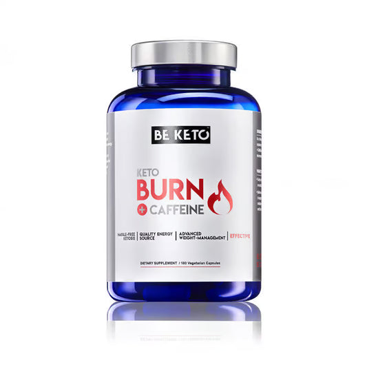 Keto Burn z Kofeiną – spalacz tłuszczu – 180 kapsułek BeKeto