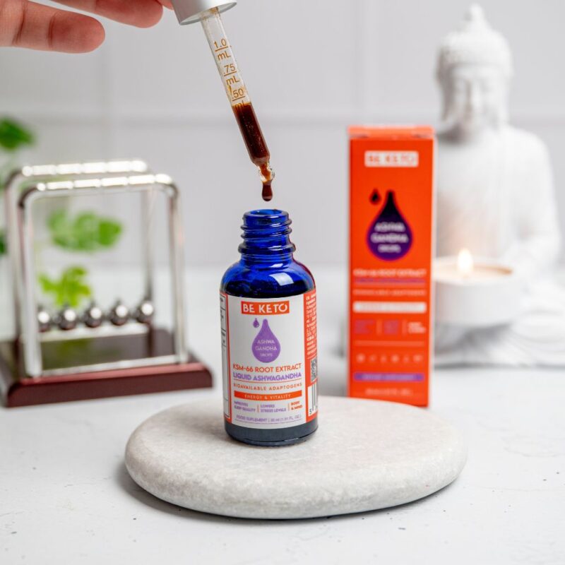 Ashwagandha KSM-66 w Kroplach – 30ml BeKeto