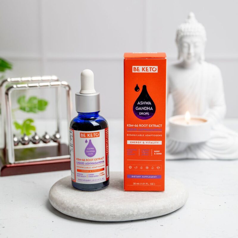Ashwagandha KSM-66 w Kroplach – 30ml BeKeto