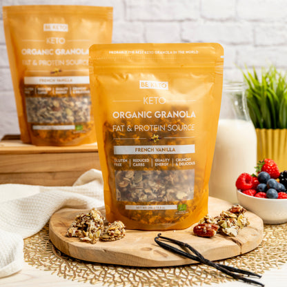 BIO Keto Granola – Francuska Wanilia 250g BeKeto