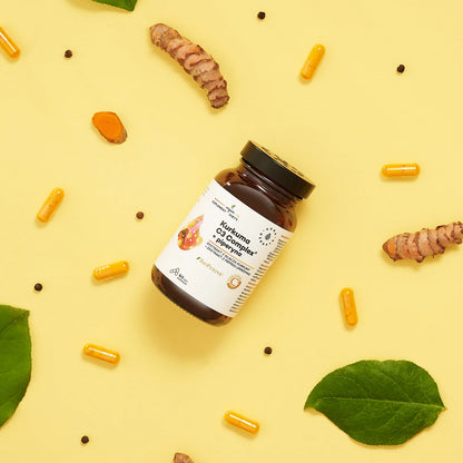 Aura Herbals Kurkuma 500 mg C3 Complex® + piperyna, kapsułki 60 szt.