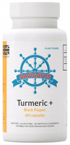Kurkuma Czarny Pieprz 60 kaps., Navigator