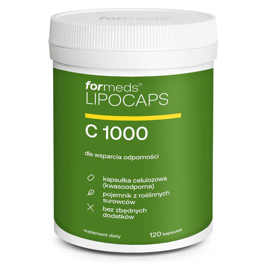 Formeds LIPOCAPS C 1000 Witamina C 120 kapsułek