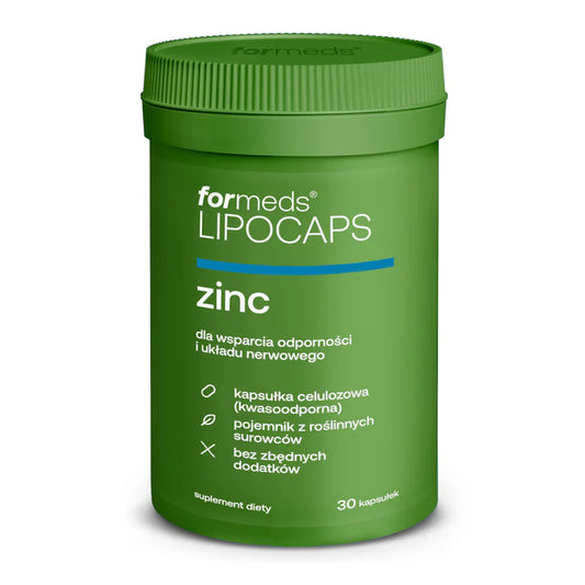 Formeds LIPOCAPS zinc cynk 30 kapsułek