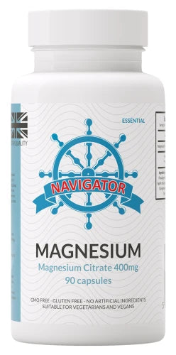 Magnez 400 mg VEGE 90 kapsułek, Navigator
