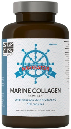 Kolagen Morski 500 mg, 180 kapsułek, Navigator
