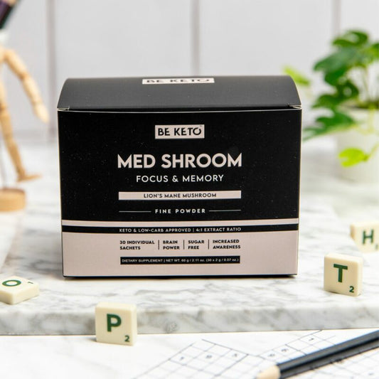 Med Shroom – Grzybki Lion’s Mane – 30 saszetek BeKeto