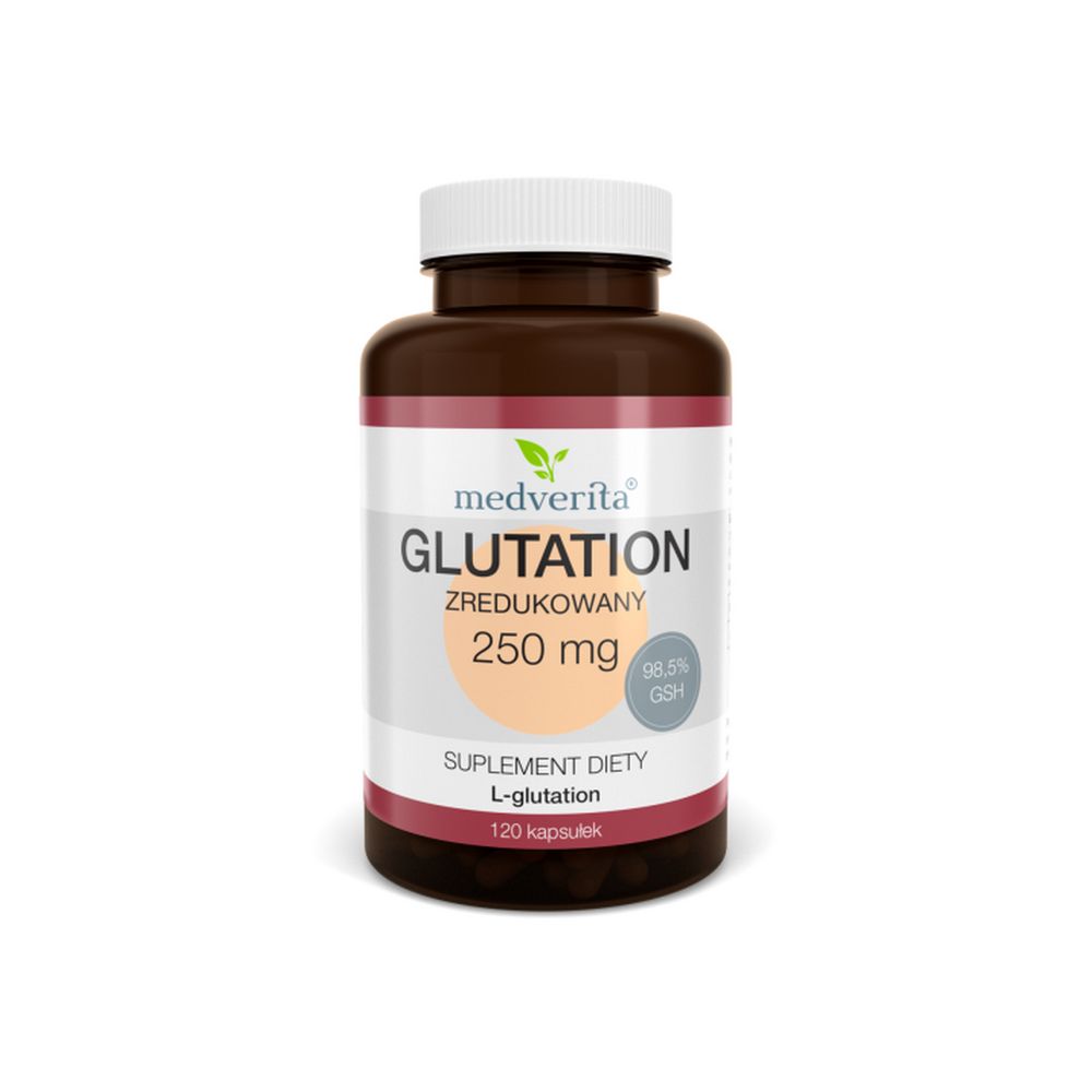 Medverita Glutation zredukowany 250 mg - 120 kapsułek