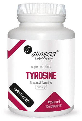 N-Acetyl-Tyrosine 500 mg x 100 Vege caps. Aliness