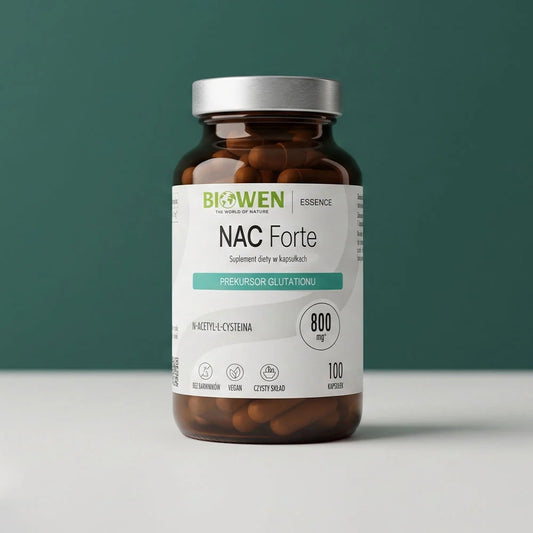 Biowen NAC Forte 800 mg w kapsułce Biowen 100 kapsułek