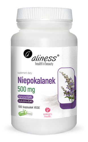 Niepokalanek 500mg (Vitex agnus-castus) x 100 Vege caps Aliness
