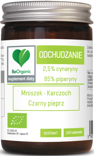 Odchudzanie BIO 400 mg x 100 tabletek BeOrganic