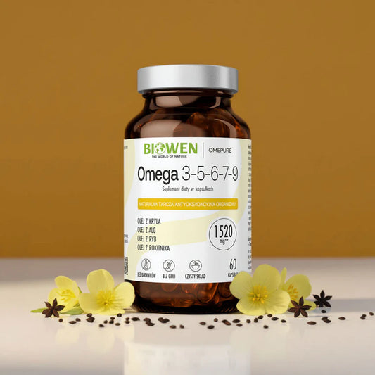 Omega 3-5-6-7-9 - 60 kaps BIOWEN BESTSELLER