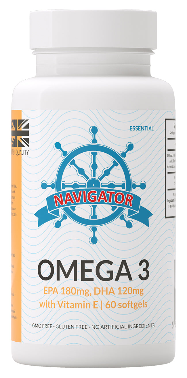 Navigator OMEGA 3 1000 mg, 60 kapsułek miękkich (softgels)