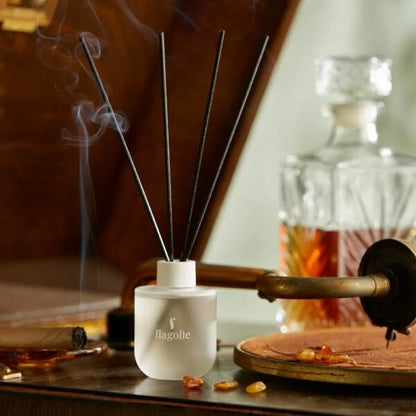 Patyczki Perfumowane  dla domu Hygge DRZEWO SANDAŁOWE, BURSZTYN, TYTOŃ FLAGOLIE