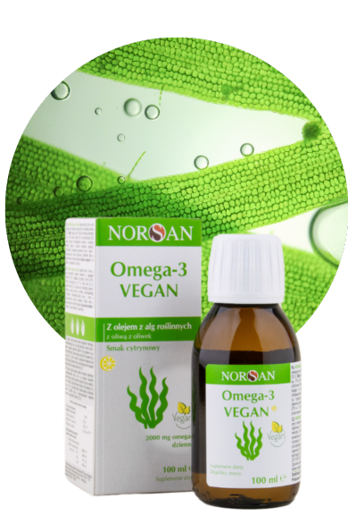 Norsan Omega-3 Vegan z alg 100 ml 2000 mg