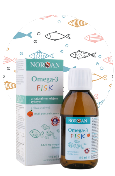 Norsan Omega 3 FISK dla dzieci 150 ml