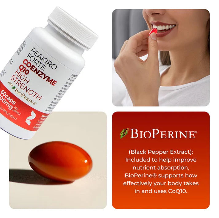 Reakiro Forte Koenzym Q10 200 mg 60szt